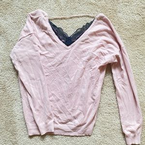 Lace is on the back
